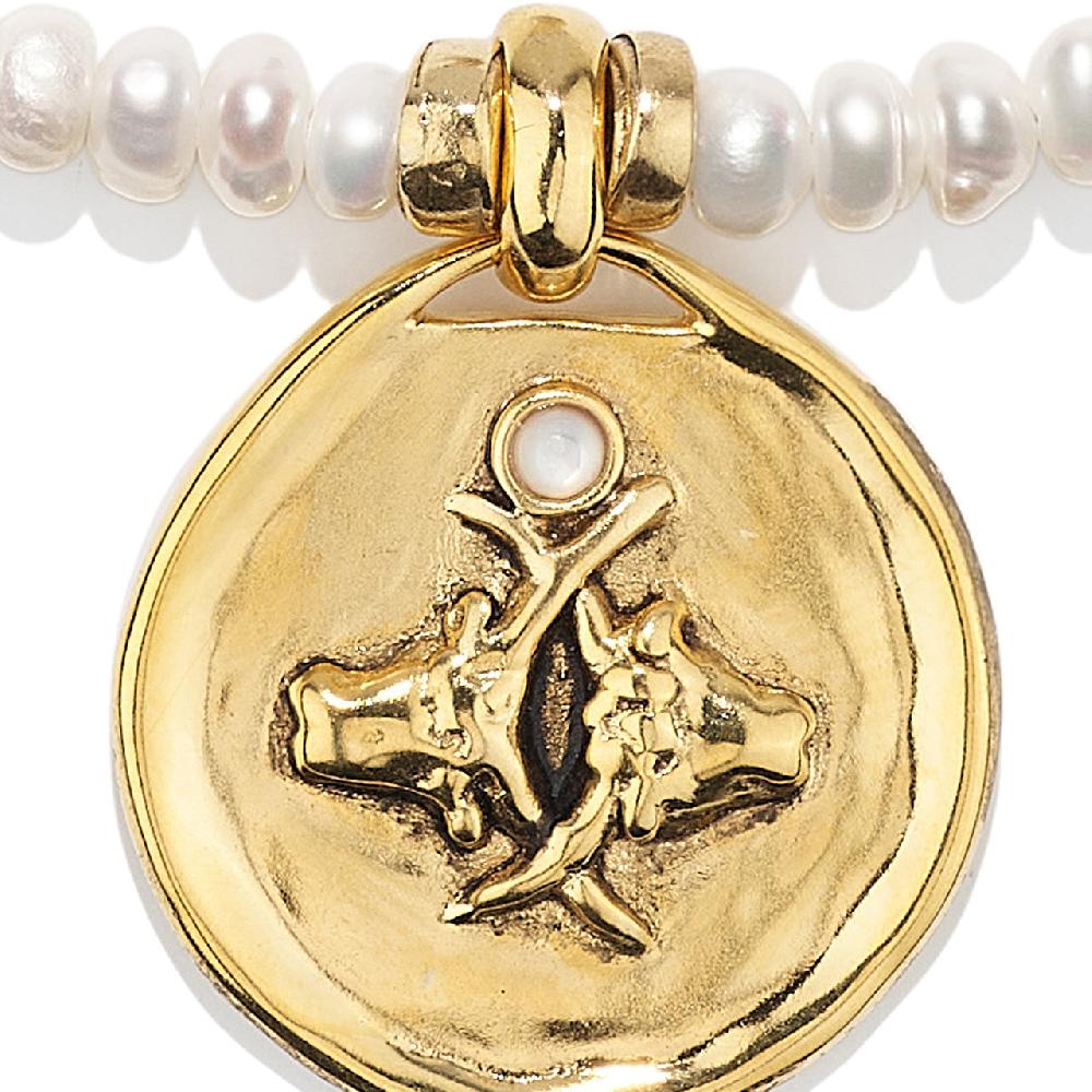 Goossens Paris Collier Perles Astro Taureau