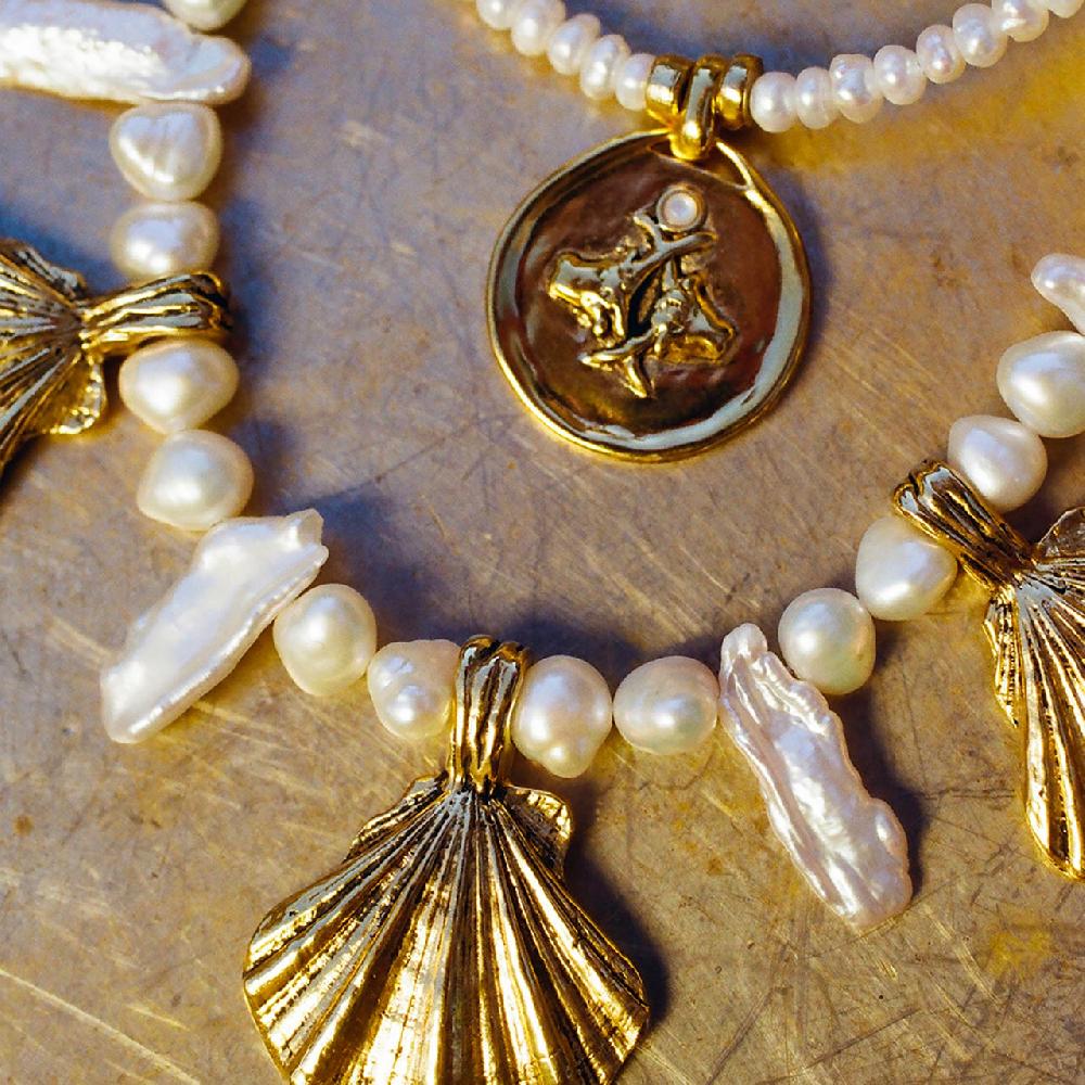Goossens Paris Collier Perles Astro Taureau
