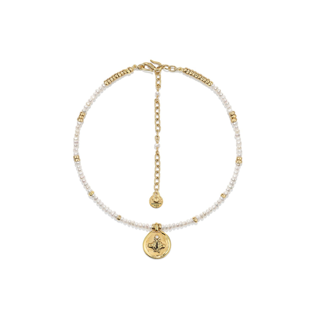 goossens paris Collier Perles Astro Taureau