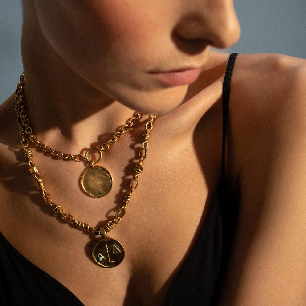 Goossens Paris Collier Talisman Médaille