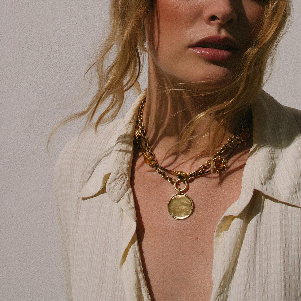 Goossens Paris Collier Talisman Médaille