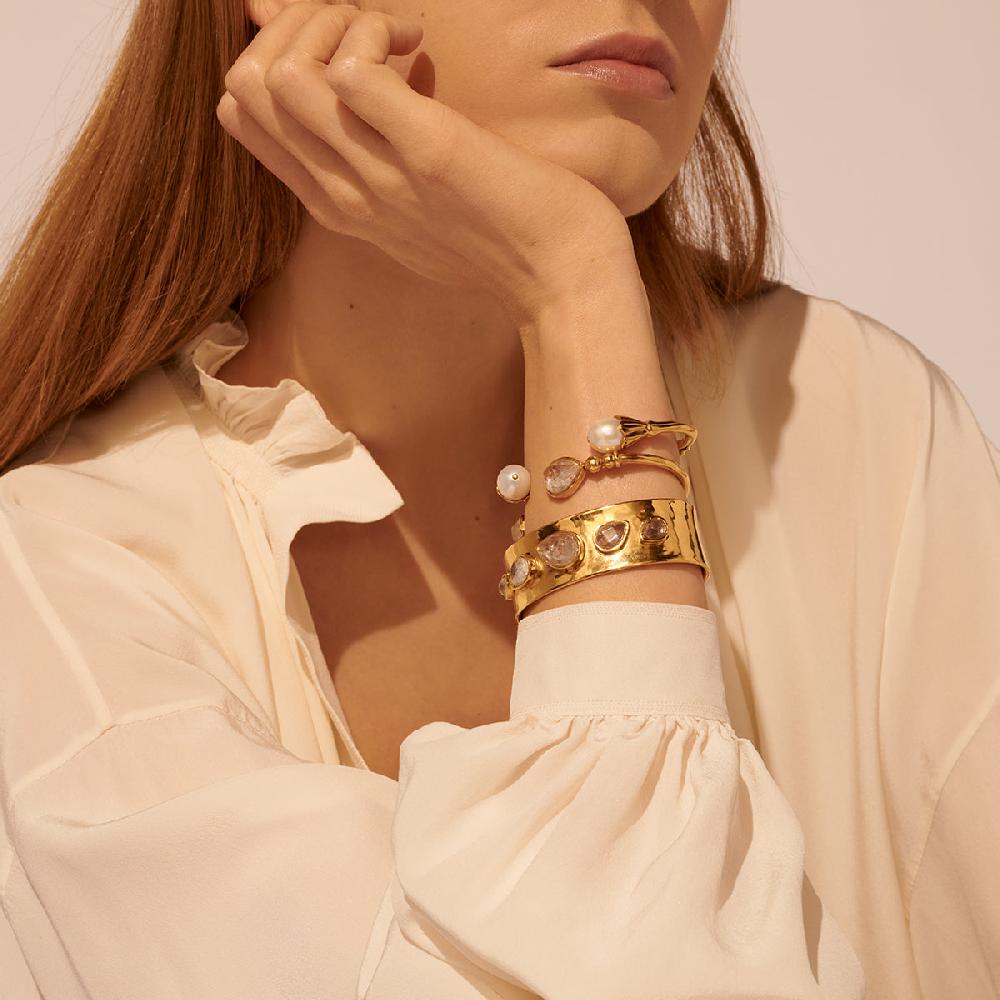 Goossens Paris Jonc Perles Fleur De Pavot
