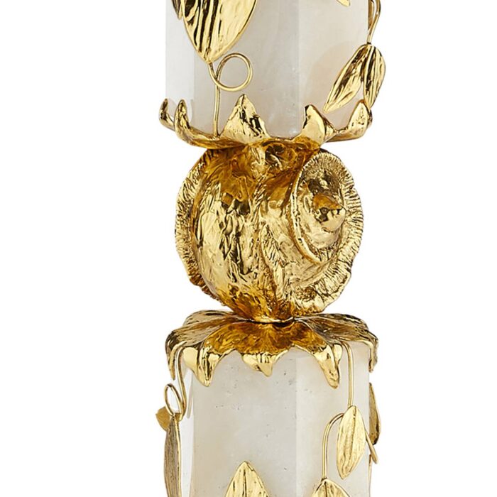 Goossens Paris Lampe à Poser Hexagone Feuillage