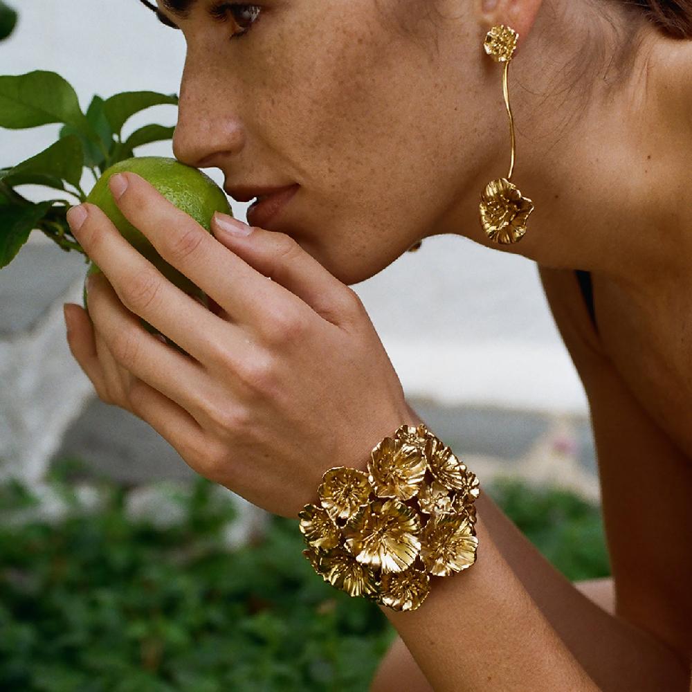 Goossens Paris Manchette Fleur De Pavot