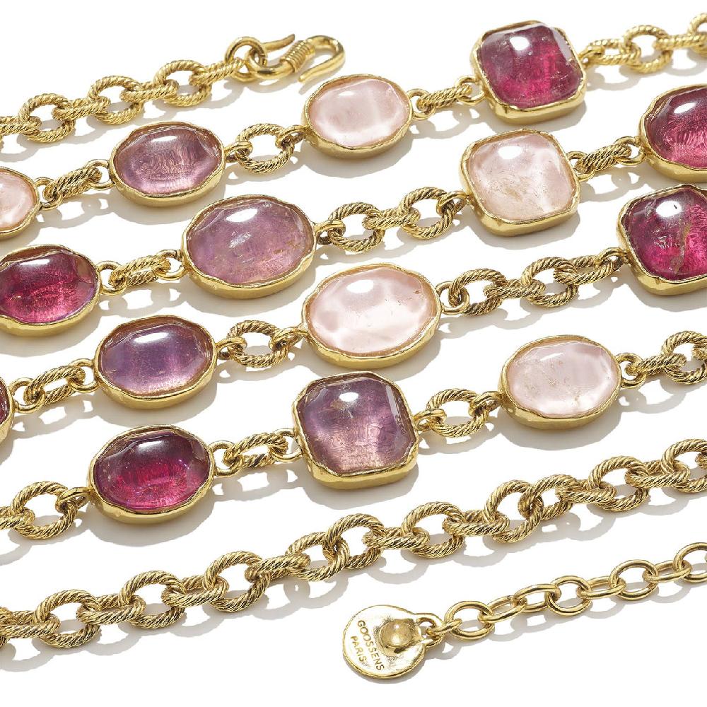 Goossens Paris Sautoir Cabochons