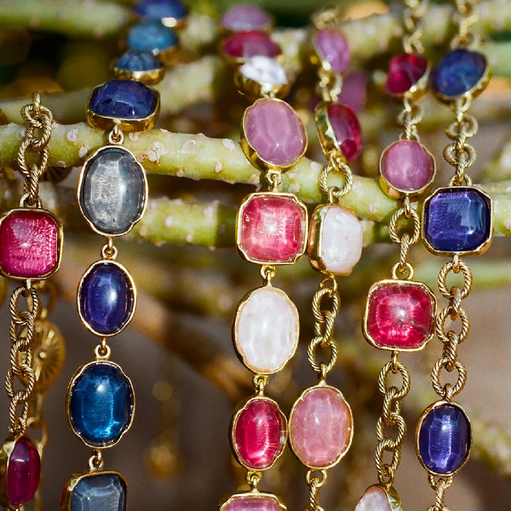 Goossens Paris Sautoir Cabochons