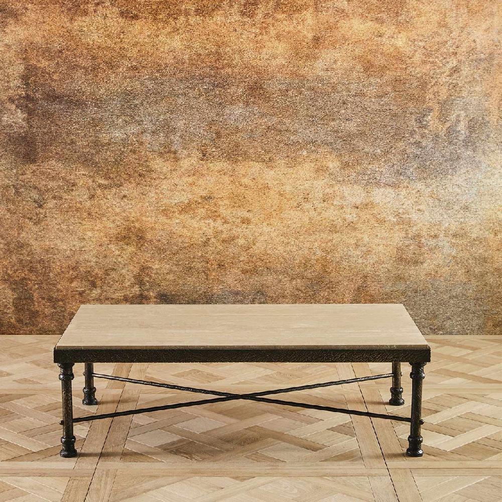 Goossens Paris Table Basse Granit En Travertin