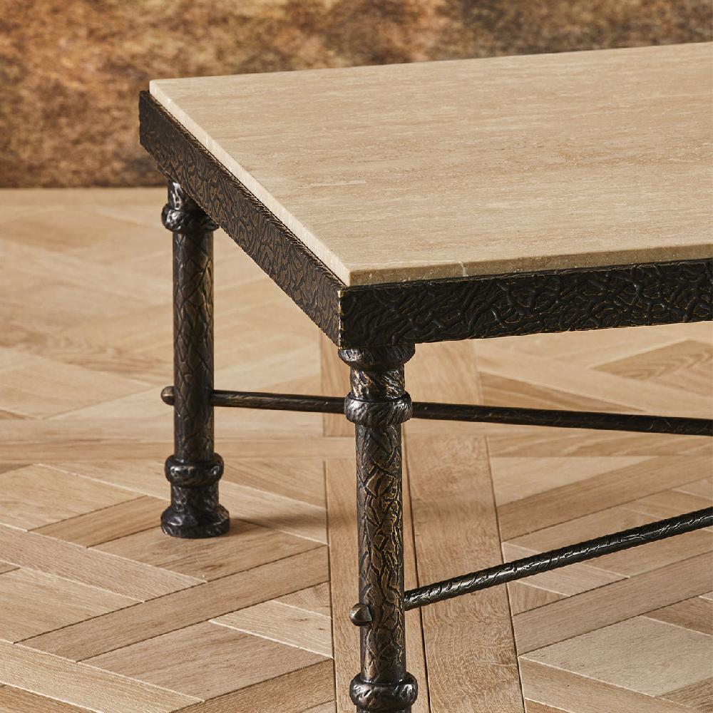 Goossens Paris Table Basse Granit En Travertin