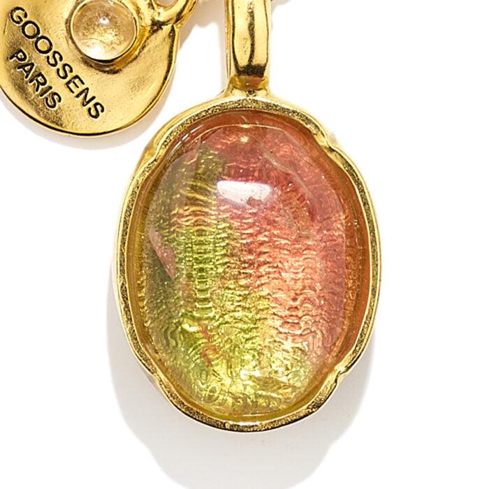 Goossens Paris Pendentif Cabochons Watermelon Tie & Dye - Exclusivité En Ligne