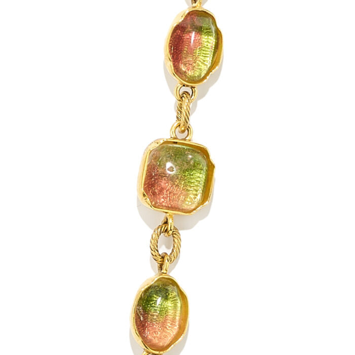 Goossens Paris Sautoir Cabochons Watermelon Tie & Dye - Exclusivité En Ligne