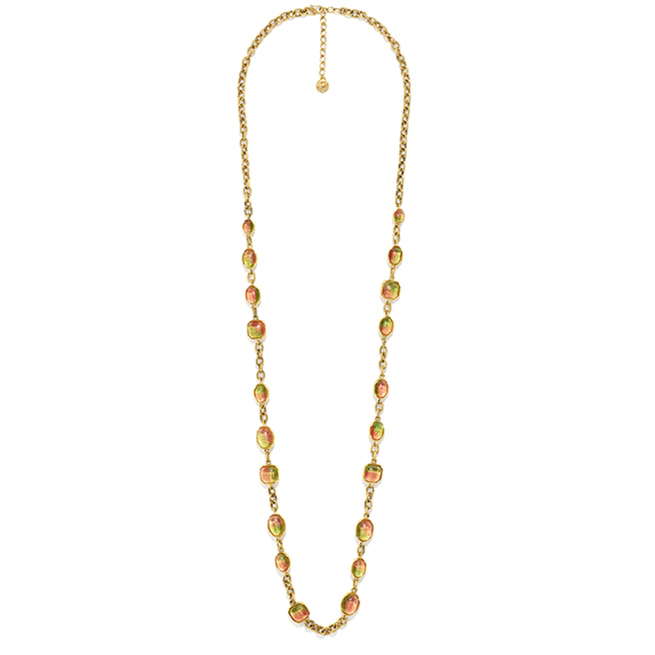 goossens paris Sautoir Cabochons Watermelon Tie & Dye - Exclusivité en ligne