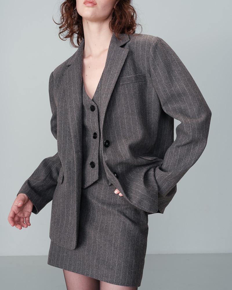 Grace & Mila BLAZER ANTHRACITE NIKITA