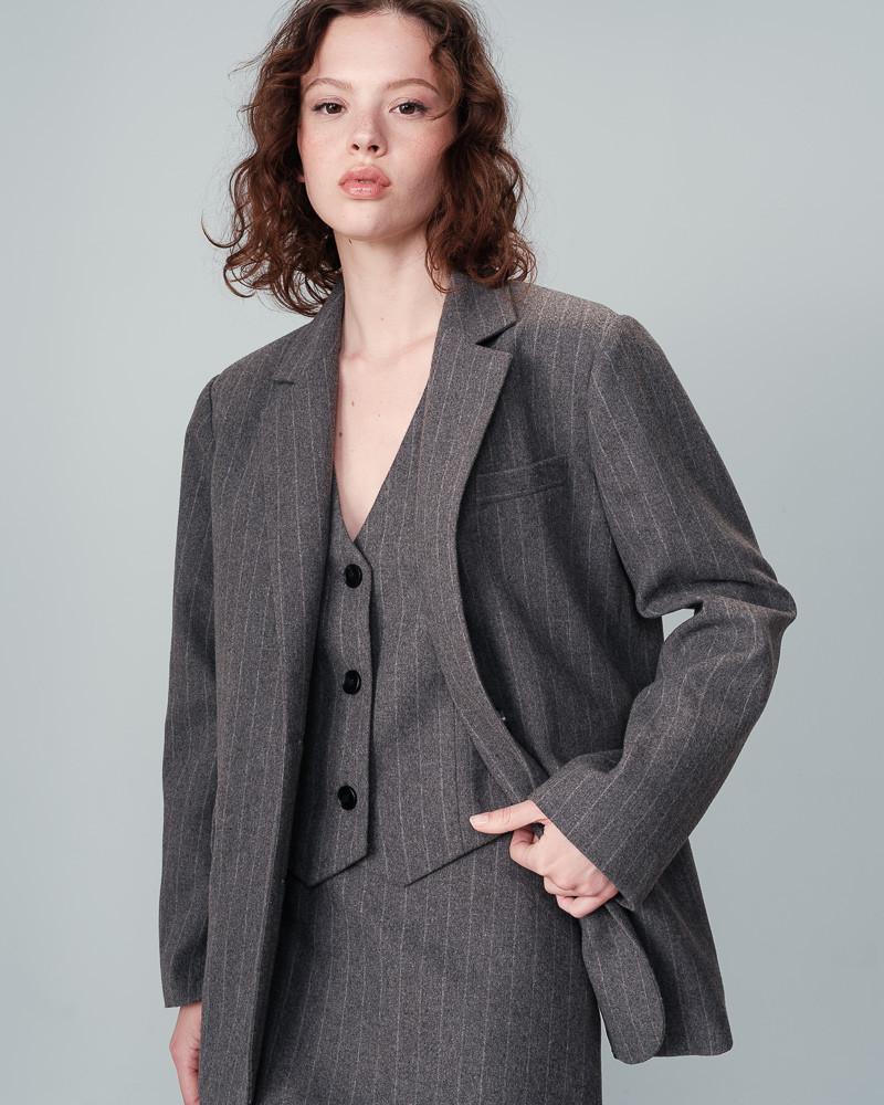 Grace & Mila BLAZER ANTHRACITE NIKITA