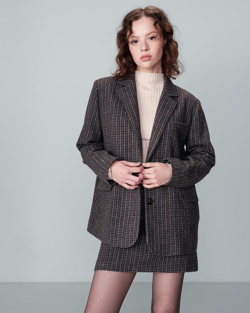 grace & mila BLAZER ANTHRACITE NOVEL