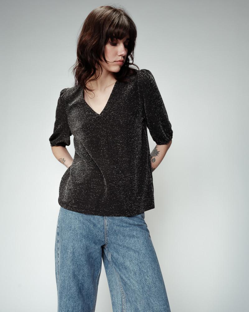 grace & mila BLOUSE ARGENT OREO