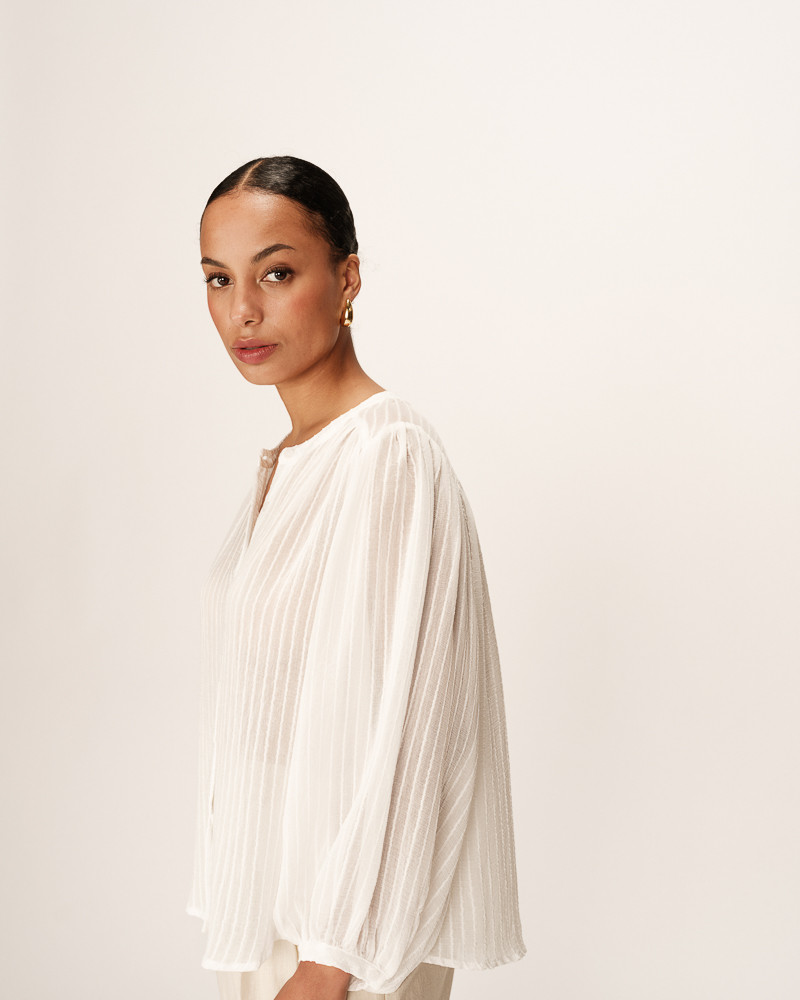 Grace & Mila BLOUSE ECRU POESIE
