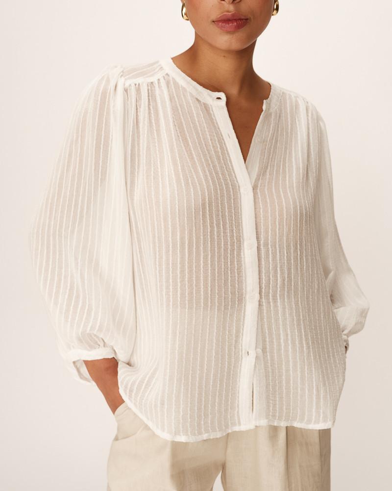 grace & mila BLOUSE ECRU POESIE