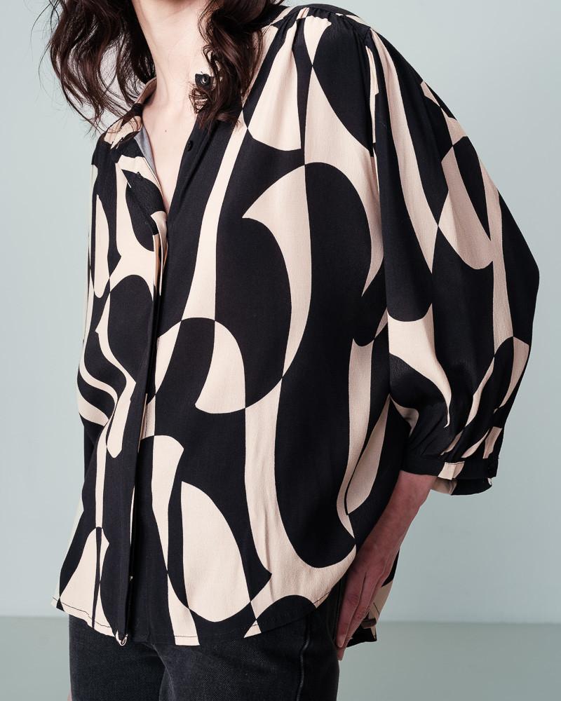 Grace & Mila BLOUSE NOIR NYMPHEA