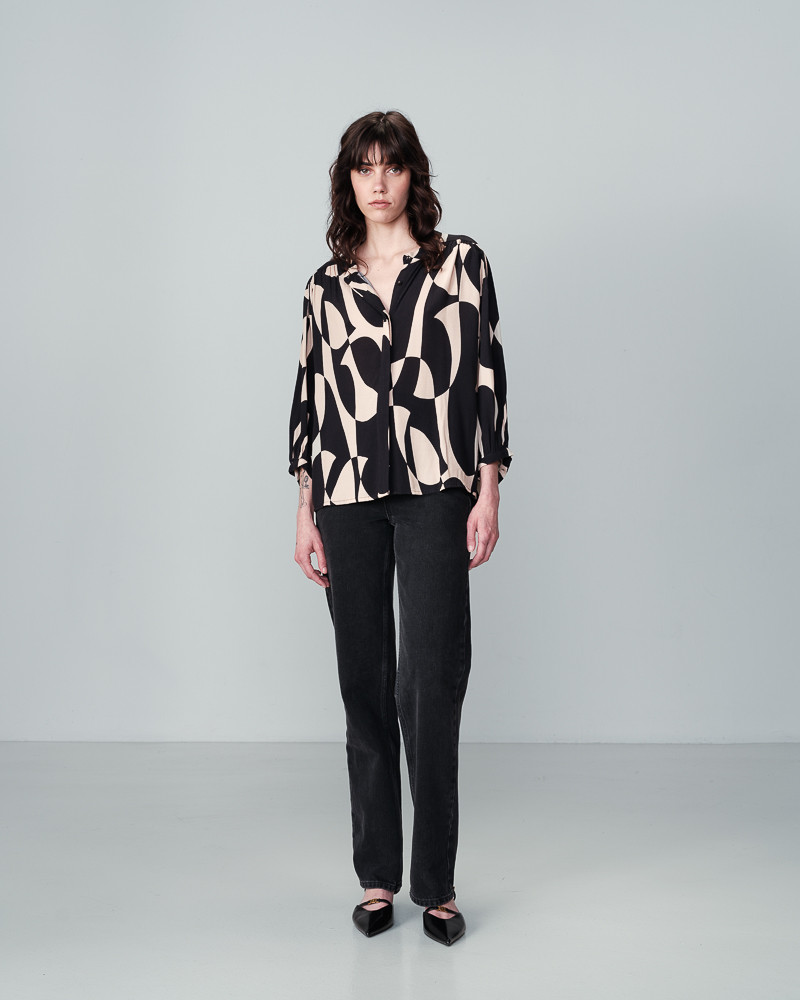 grace & mila BLOUSE NOIR NYMPHEA