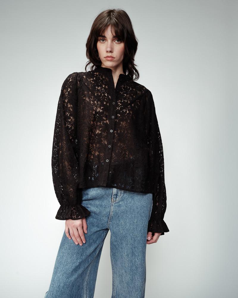grace & mila BLOUSE NOIR ORNELLA