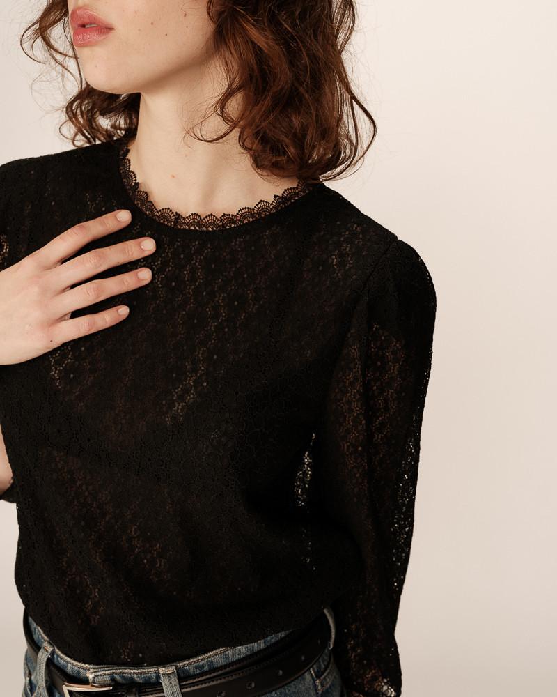 grace & mila BLOUSE NOIR PHEDRE