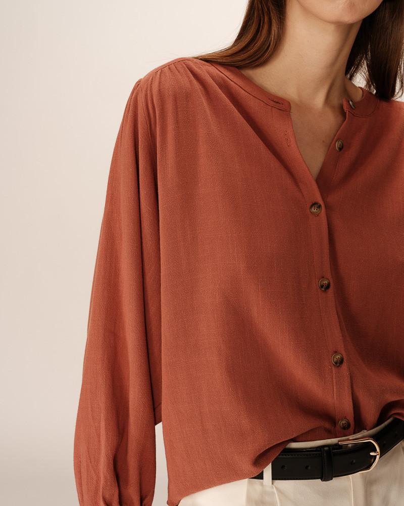 Grace & Mila BLOUSE TERRACOTTA PORTRAIT