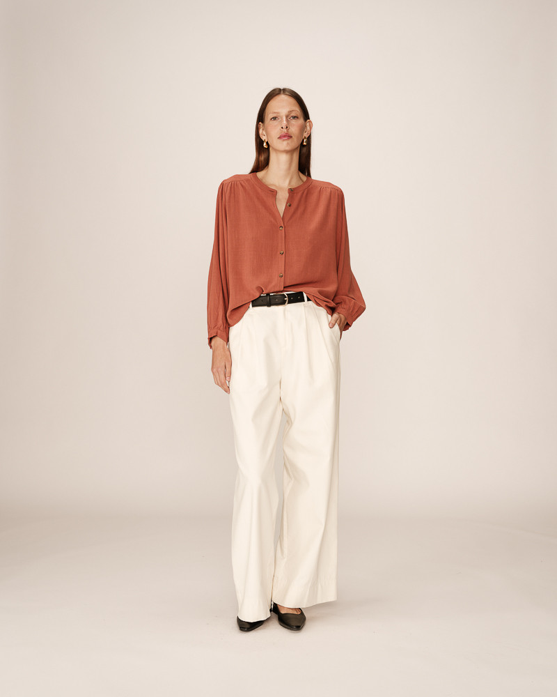 Grace & Mila BLOUSE TERRACOTTA PORTRAIT