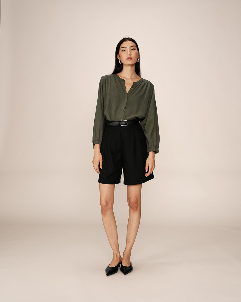 Grace & Mila BLOUSE VERT PORTRAIT