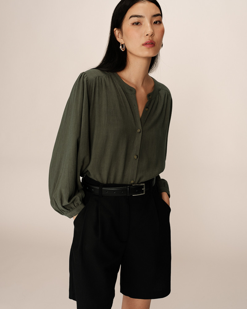 Grace & Mila BLOUSE VERT PORTRAIT