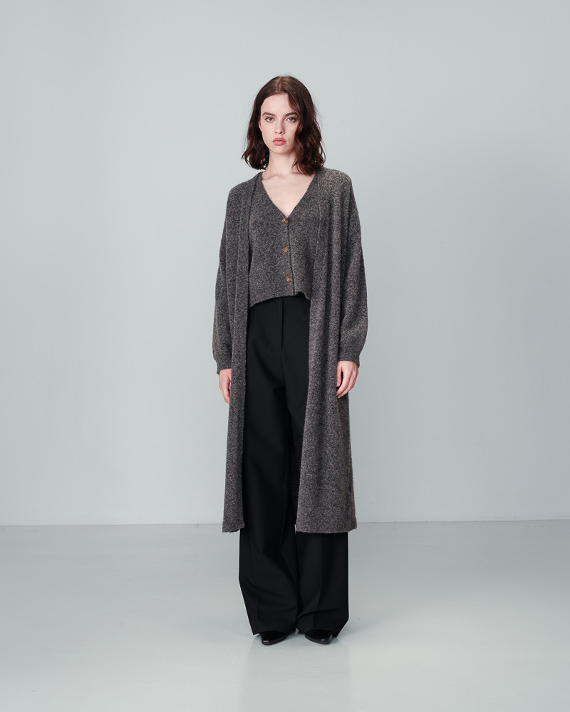 grace & mila CARDIGAN ANTHRACITE NARINO