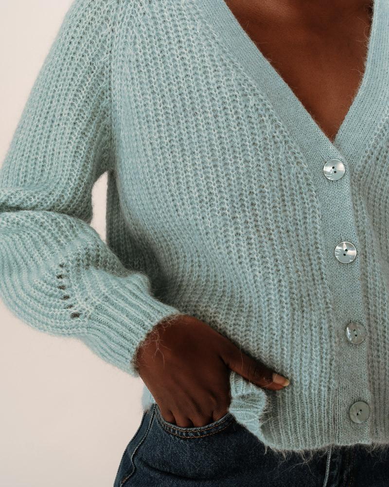 Grace & Mila CARDIGAN AQUA PANETTONE