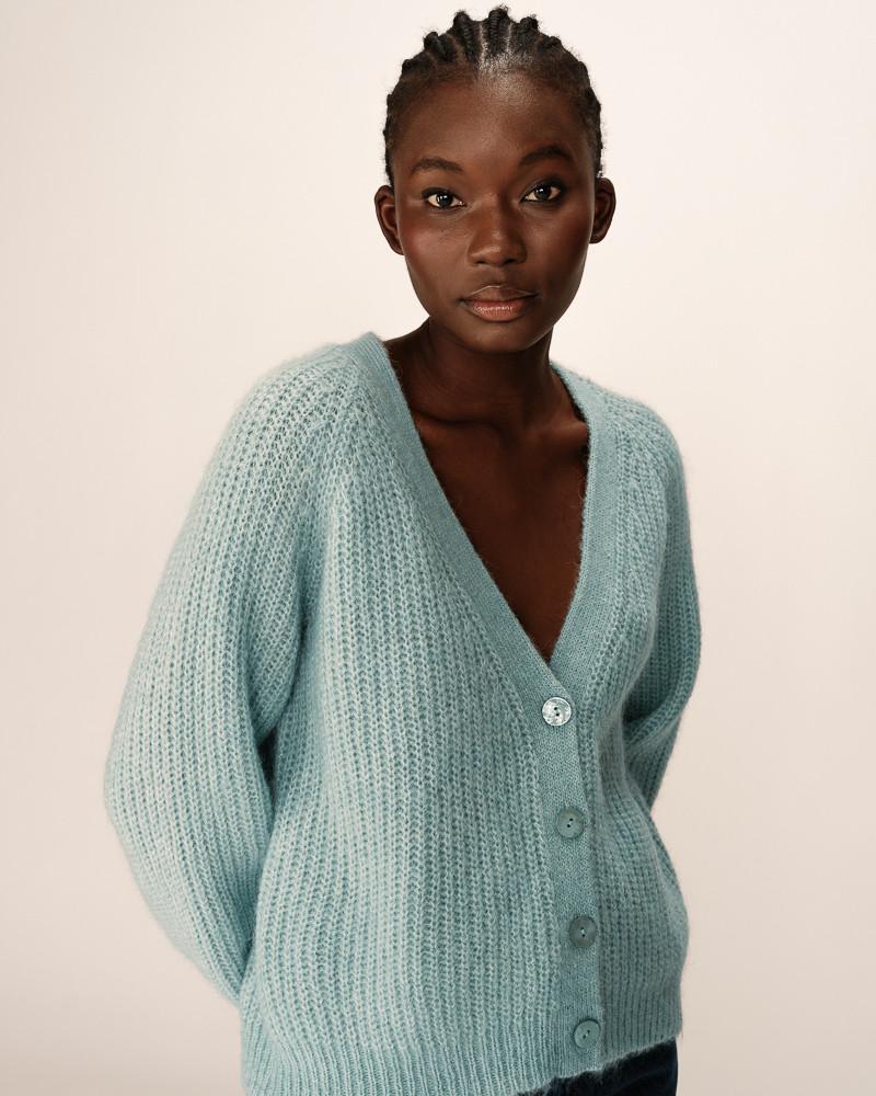 grace & mila CARDIGAN AQUA PANETTONE
