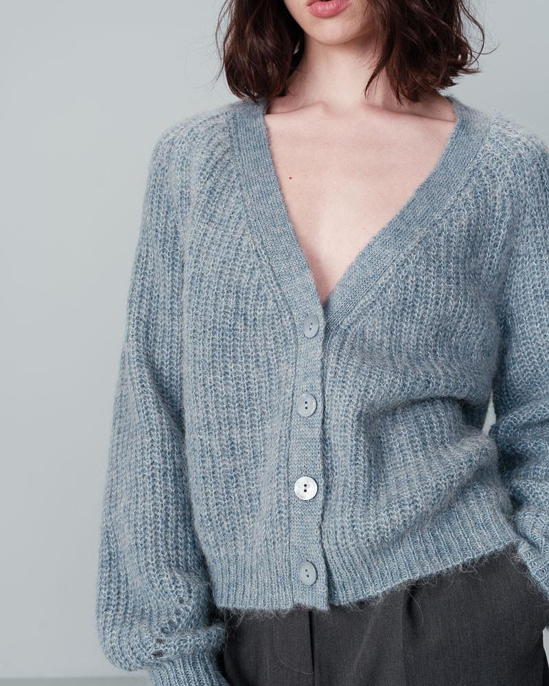 grace & mila CARDIGAN BLEU NASTER