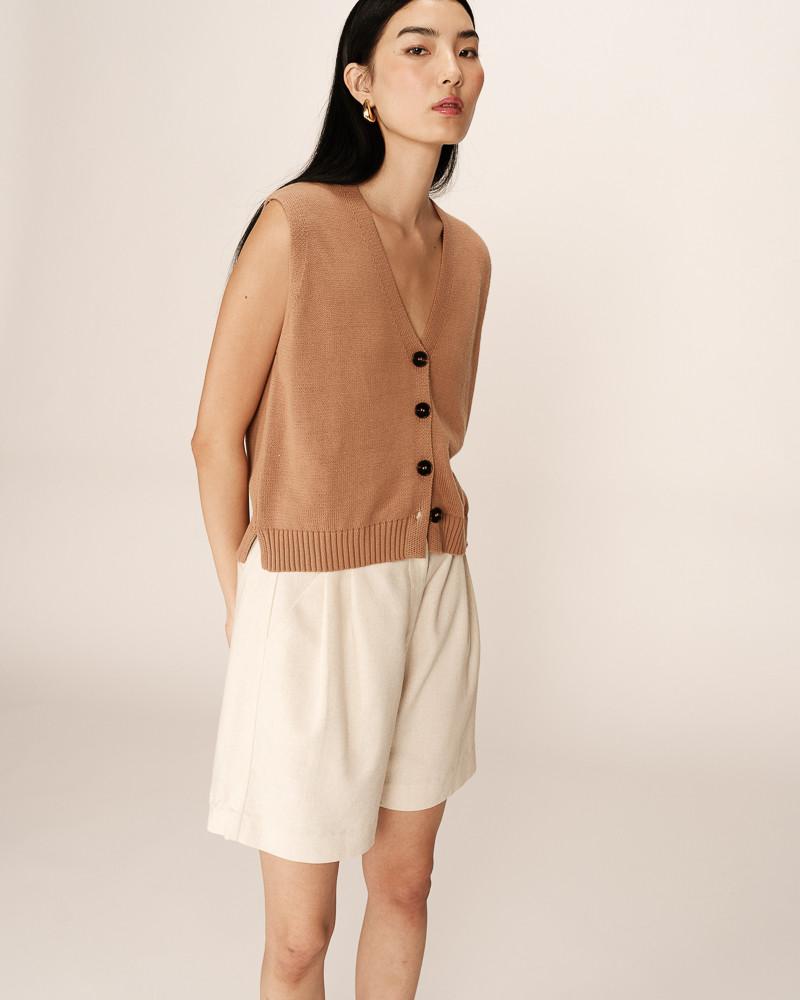 grace & mila CARDIGAN CAMEL PANCAKE