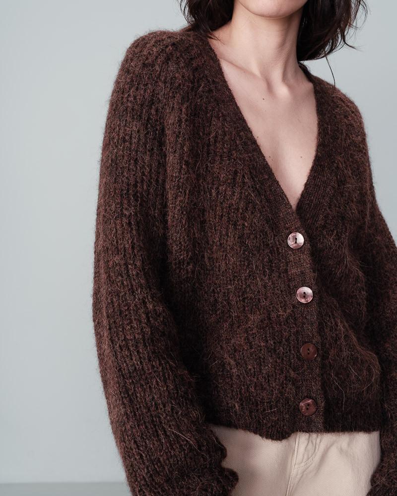 Grace & Mila CARDIGAN CHOCOLAT NASTER