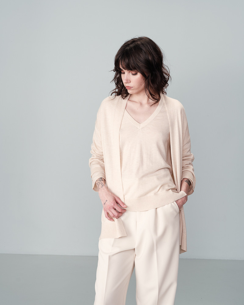 grace & mila CARDIGAN ECRU NACRE