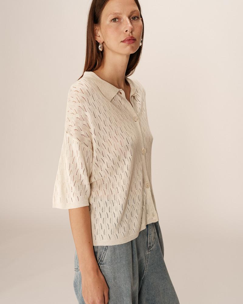 Grace & Mila CARDIGAN ECRU PAO