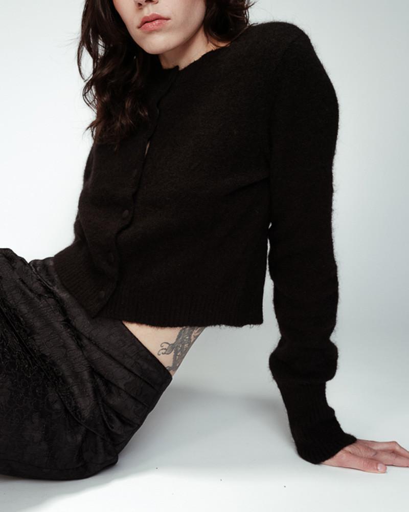 grace & mila CARDIGAN NOIR ORSINA