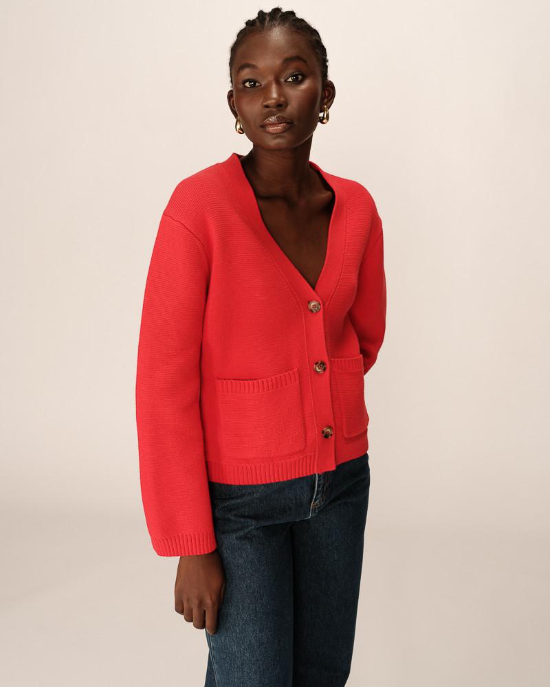 Grace & Mila CARDIGAN ROUGE PAOLINO