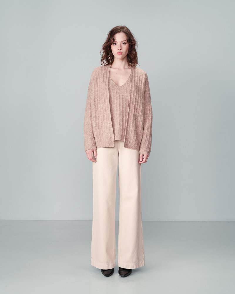 Grace & Mila CARDIGAN TAUPE NANDO