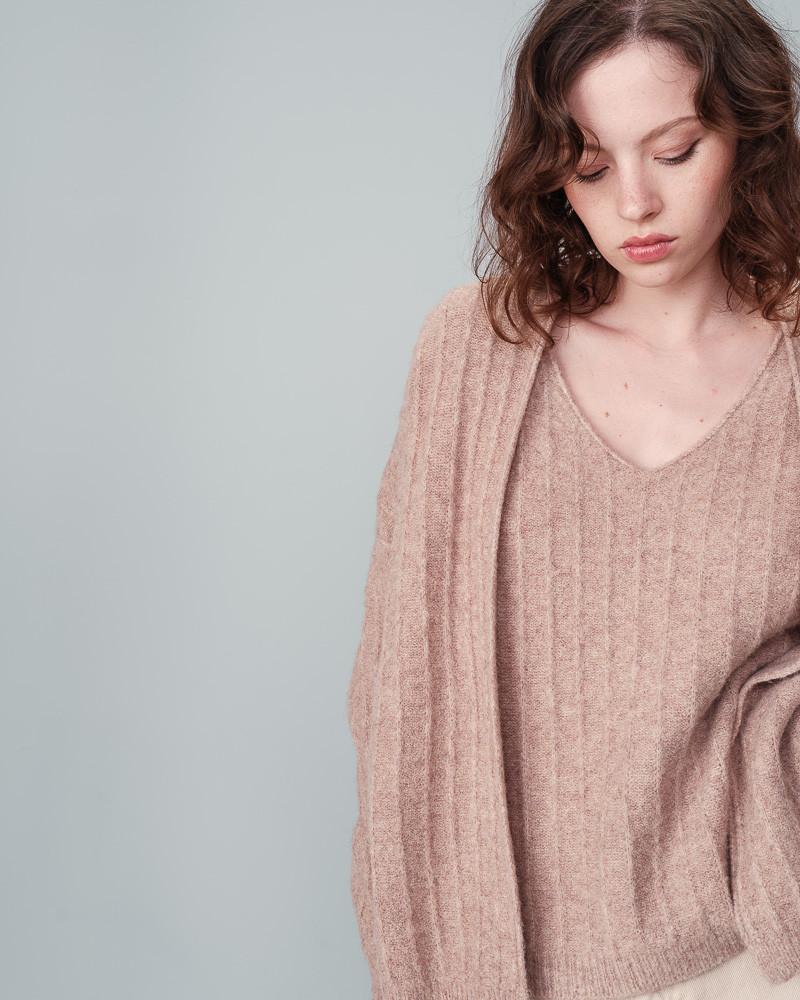 Grace & Mila CARDIGAN TAUPE NANDO