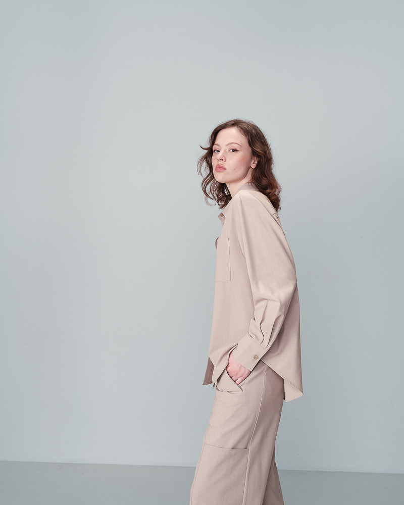 Grace & Mila CHEMISE BEIGE NONO