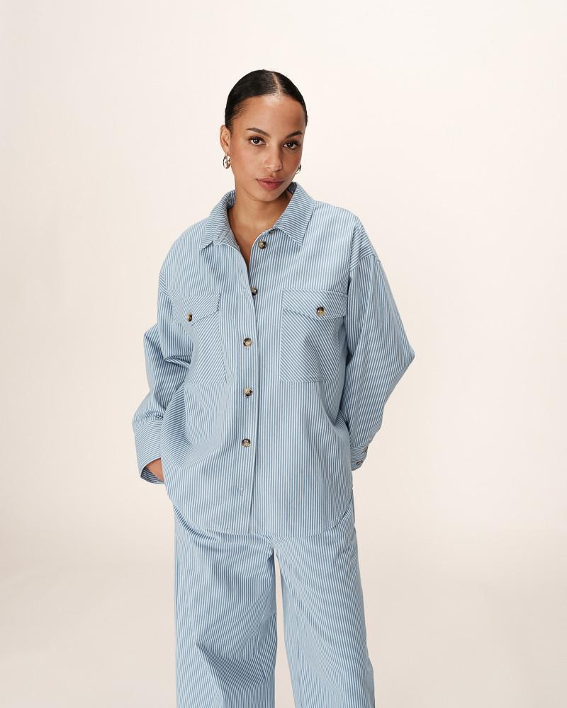 grace & mila CHEMISE BLEU PEGGY