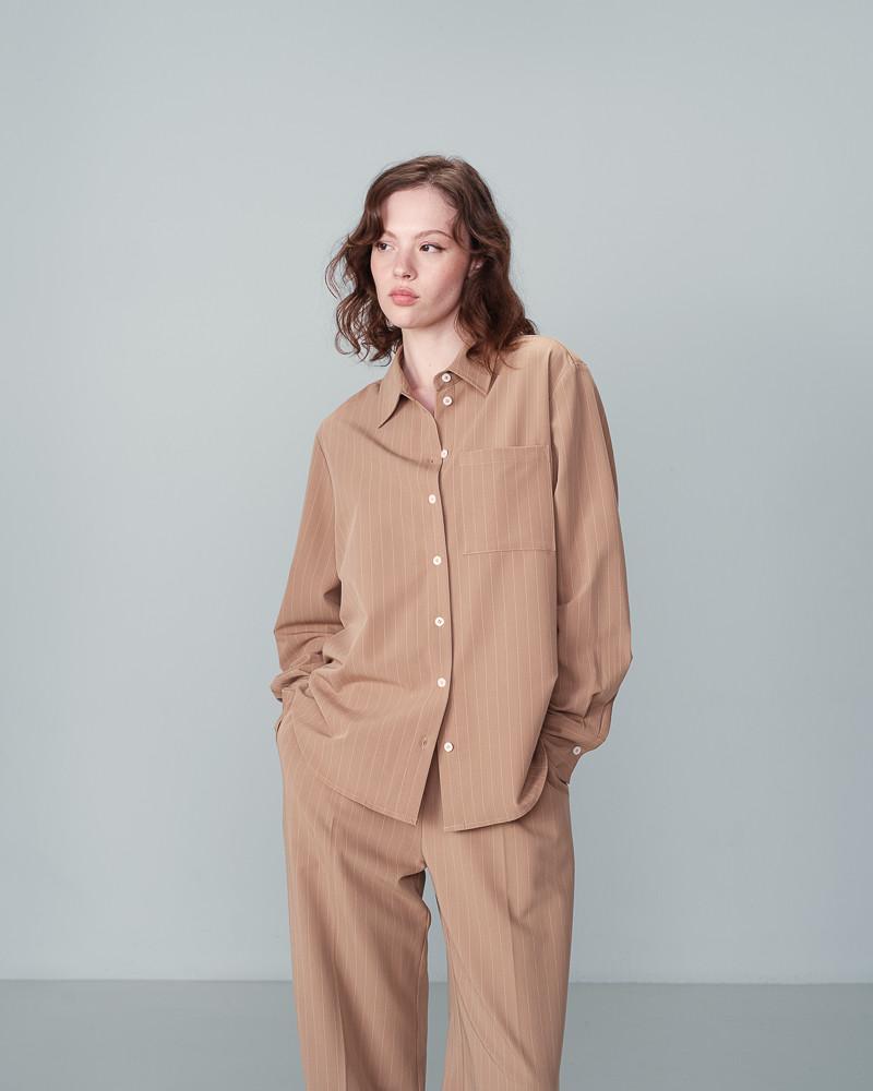 Grace & Mila CHEMISE CAMEL NAWELLE