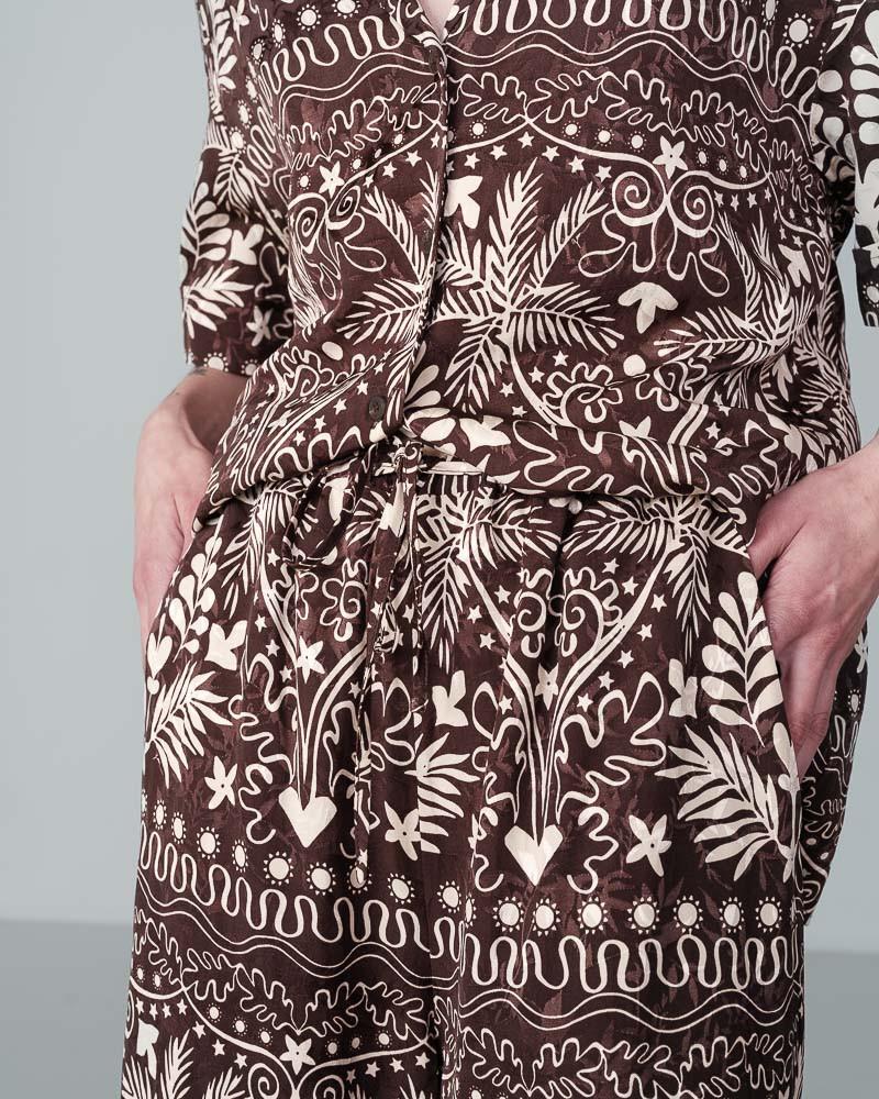 Grace & Mila CHEMISE CHOCOLAT NELITA