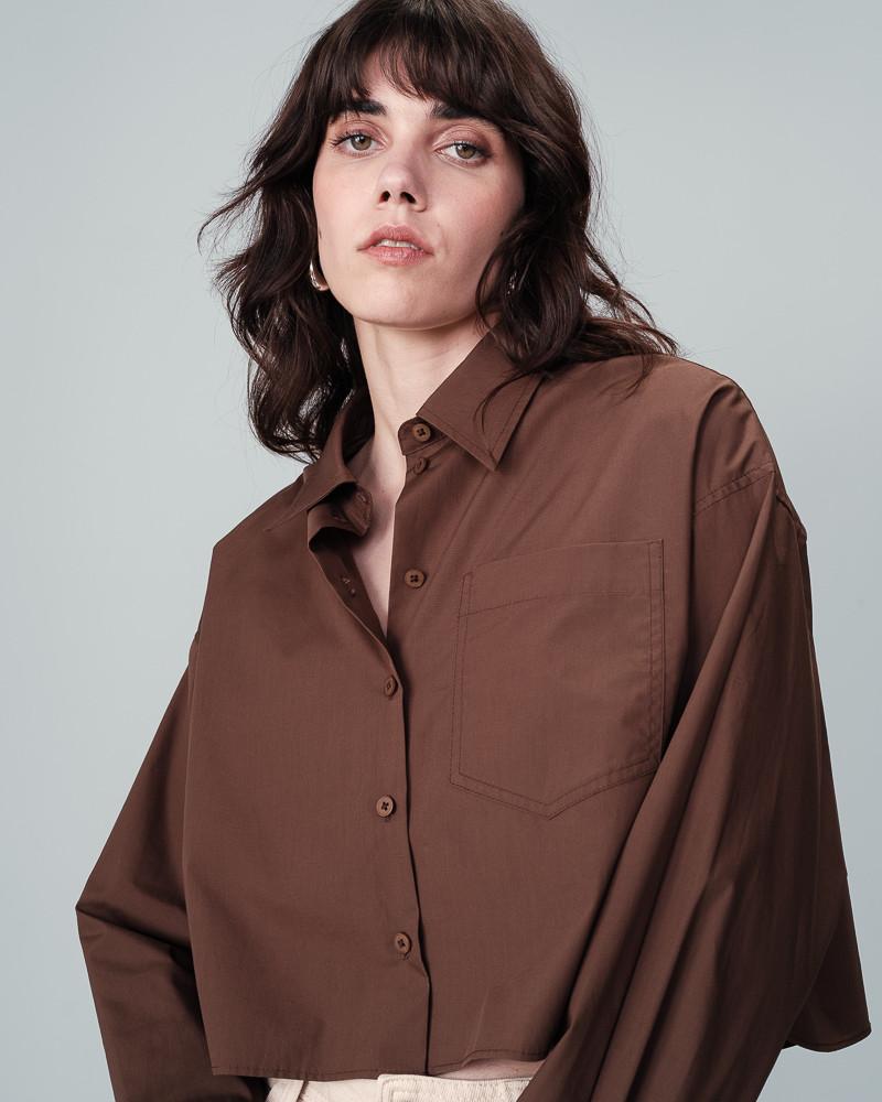 grace & mila CHEMISE CHOCOLAT NIAMITA