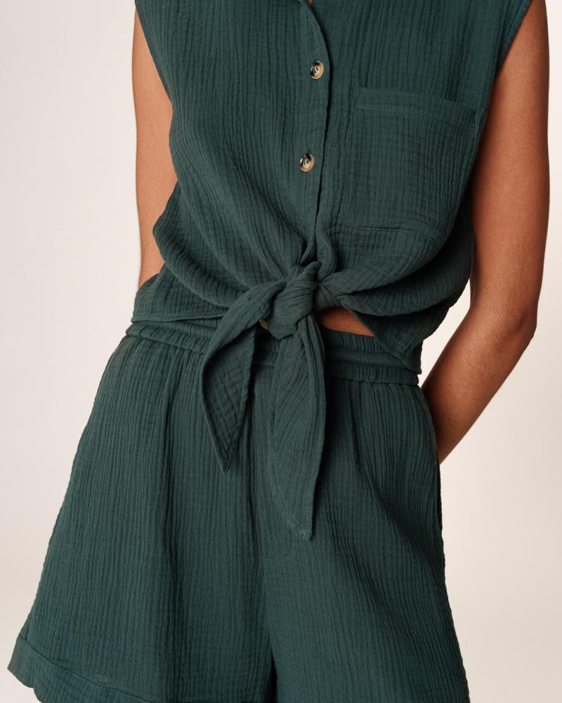 Grace & Mila CHEMISE EMERAUDE REGLISSE