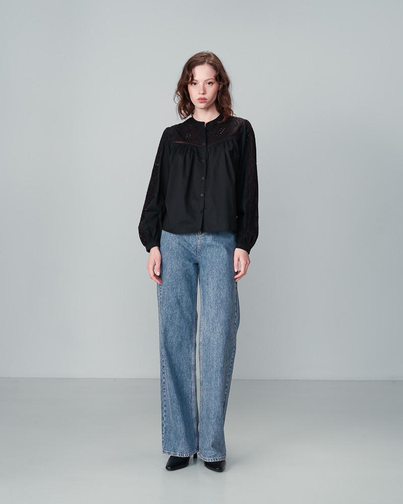 grace & mila CHEMISE NOIR NOLISA