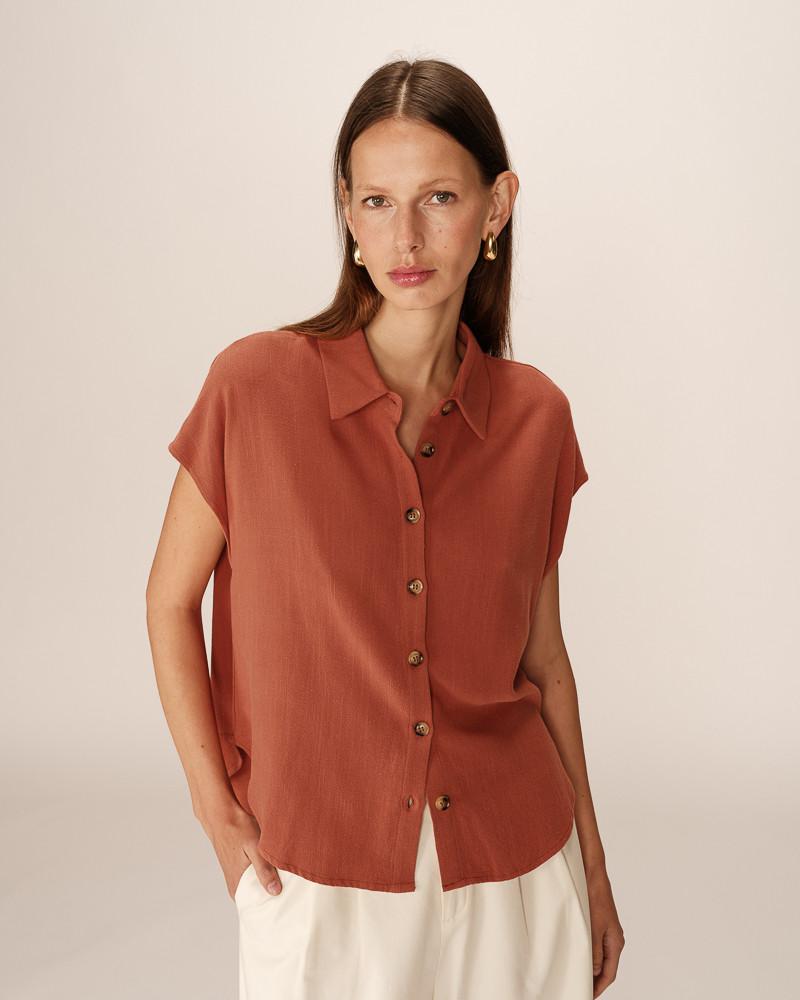 grace & mila CHEMISE TERRACOTTA PEREZ