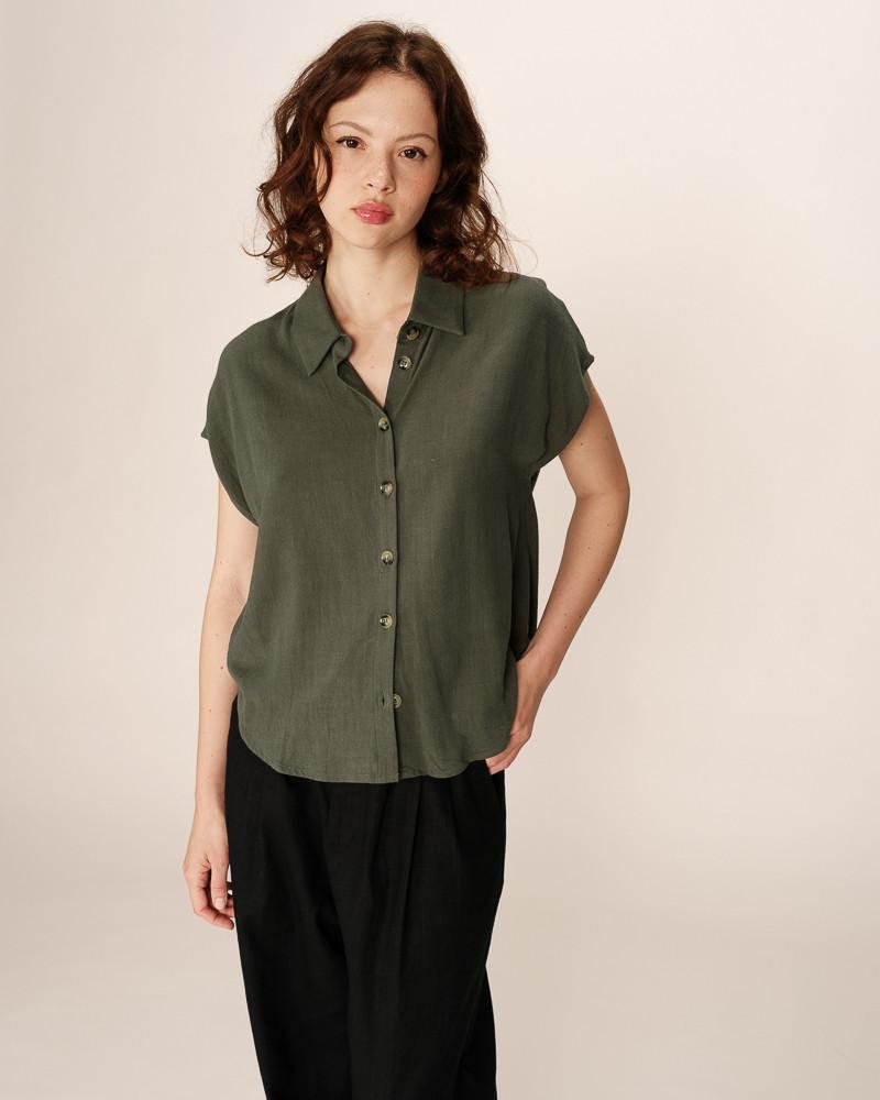 grace & mila CHEMISE VERT PEREZ